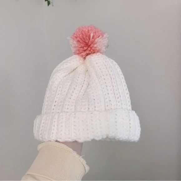 Handmade Crochet Beanie Hat - Picture 1 of 3